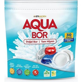 Aqua Bor Bulaşık Makinesi Kapsülü 30'lu