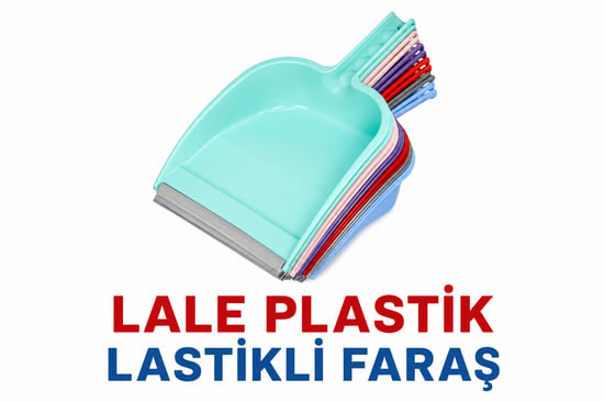 Lale Plastik Lastikli Faraş-renkli Faraş-kürek