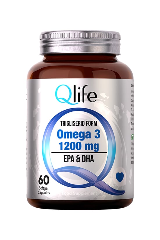 Qlife Omega 3 960 mg 60 Softjel  Kapsül