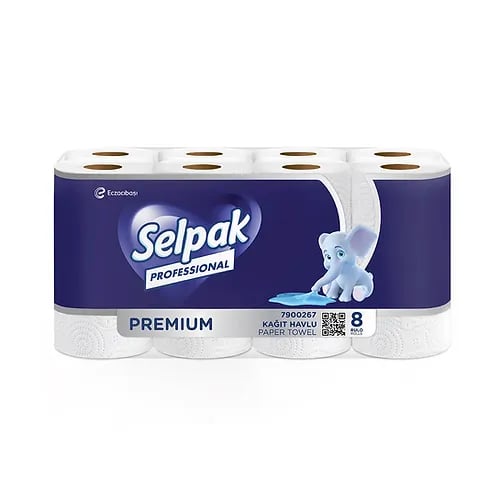 Selpak Premium Havlu Kağıt Havlu 8.li