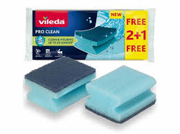 Vİleda Pro Clean 2+1 Free Oluklu Sünger