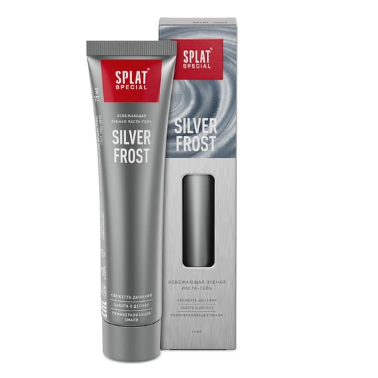 Splat Special Silver Frost Aktif Gümüş Beyazlatıcı Jel Florürsüz Diş Macunu 75 Ml