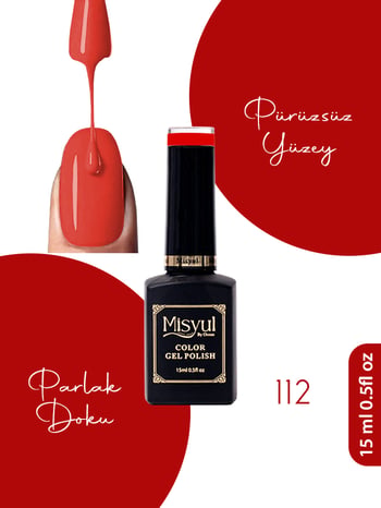 Misyul Uv Led Kalıcı Oje Nail Art 15 Ml 112