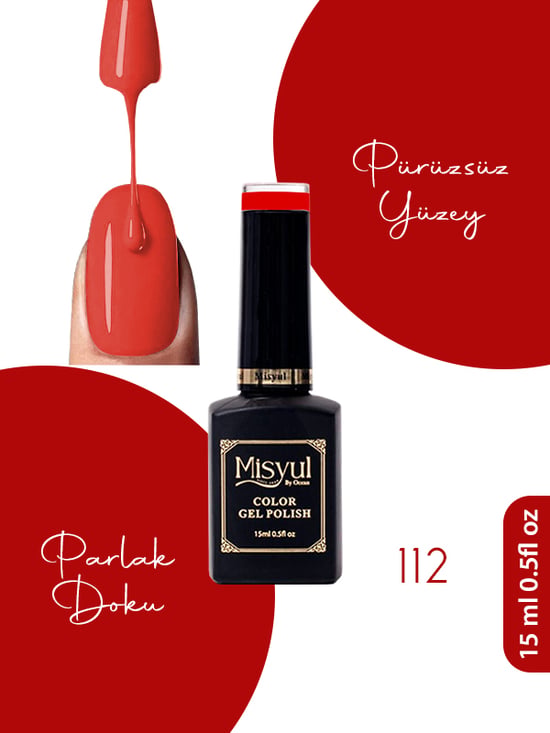 Misyul Uv Led Kalıcı Oje Nail Art 15 Ml 112