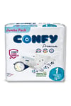 Confy Premium 1 Numara Bebek Bezi Yenidoğan 2 - 5 Kg 70 Adet