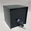 Kare Tipbox - Bahşiş Kutusu Siyah - 14x14xh13cm