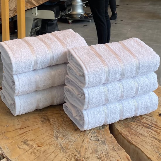 Shal Home %100 Pamuk 4'lü 50 x 90 cm Otel Havlu Seti