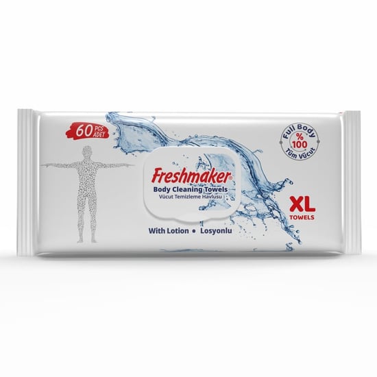 Freshmaker Tıbbi Antibakteriyel Islak Mendil Özel Kapaklı 60' lı