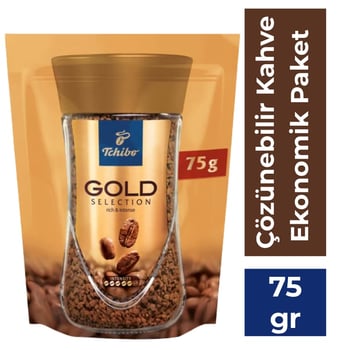 Tchibo Gold Selection Çözünebilir Kahve Ekonomik Paket 75g