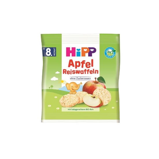 Hipp Organik Bebek Gofreti Pirinçli Elmalı 30 Gr
