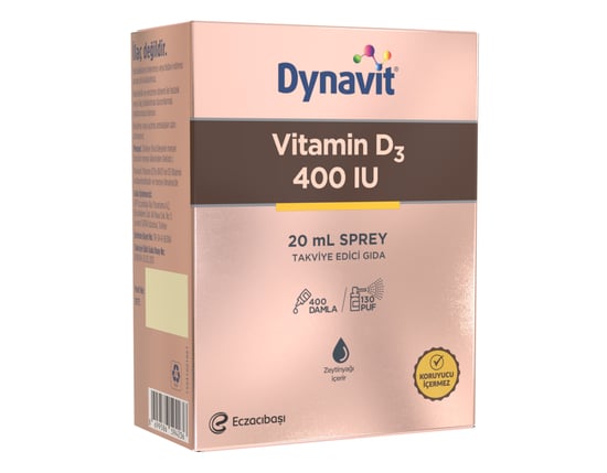Dynavit Vitamin D3 400ıu Sprey 20ml