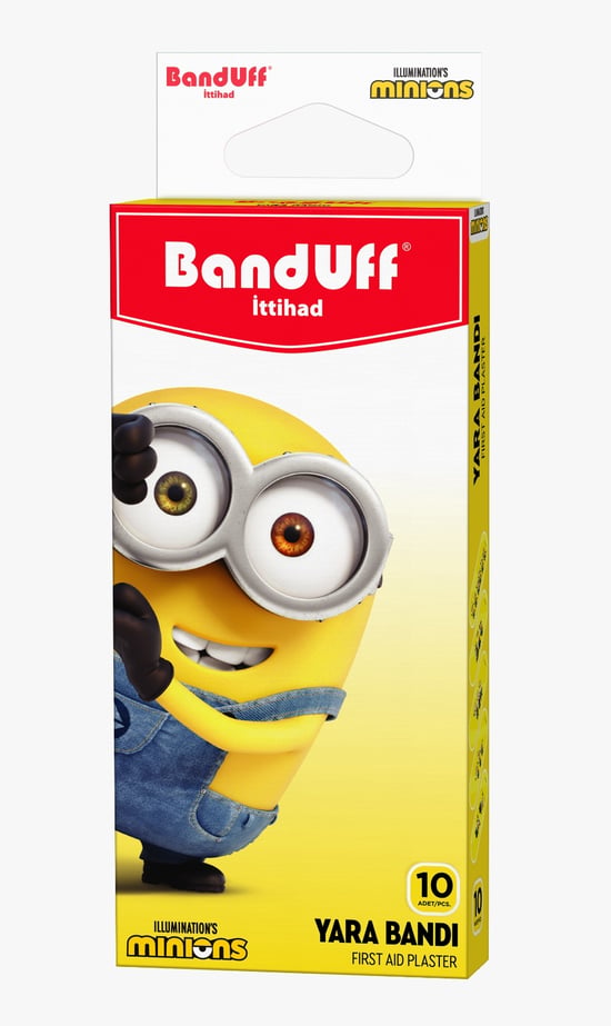 Banduff Yara Bandı 10 lu - Minions - Smile