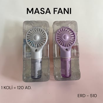 Nemlendiricili El ve Masa Fanı Şarjlı