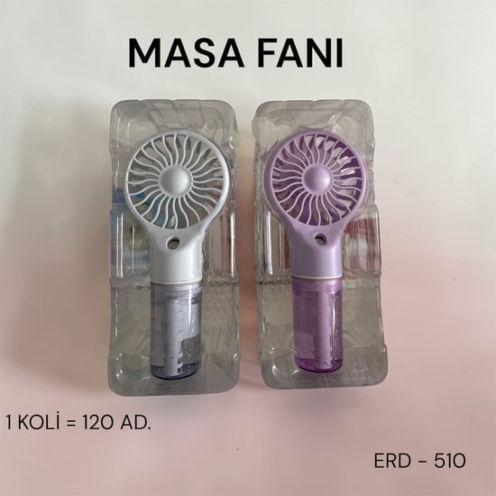 Nemlendiricili El ve Masa Fanı Şarjlı