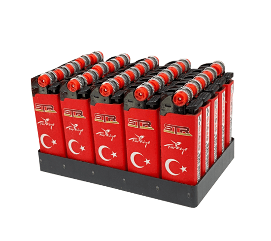 Str Soft Türk Bayraklı Lüks Taşlı Çakmak