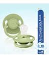 Wee Baby Cool Yuvarlak Uçlu Emzik No:2 6-18 Ay Yeşil