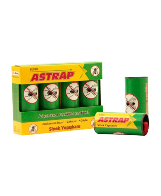 Astrap Sinek Yapışkanı Sinek Kovucu 4'lü Paket Zehirsiz