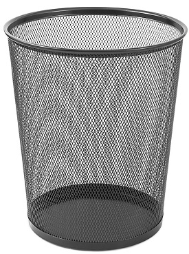Kraf Çöp Kovası File Siyah 12l 540g