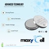 MaxyCell 6 adet CR2032,DL2032 3V