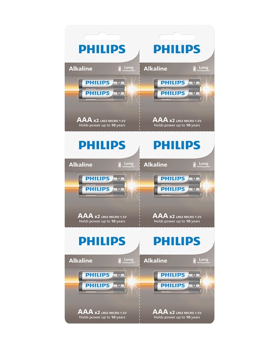 Philips Alkalin Aaa İnce Kalem Pil Lr03a12s/10