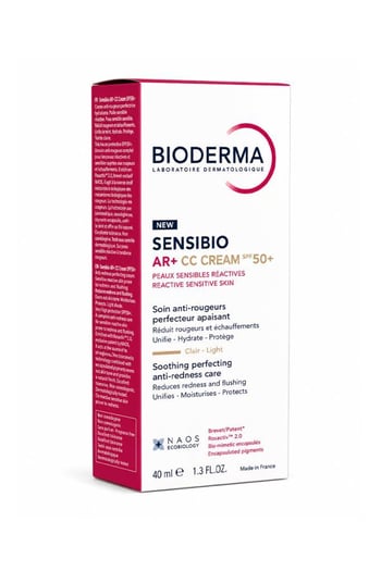 Bioderma Sensibio Ar Cc Cream Spf50 40 Ml Light