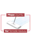 Sleepy Easy Clean Kiraz Çiçeği Mopa Uyumlu Yer Temizlik Havlusu&mendili 20 Yaprak