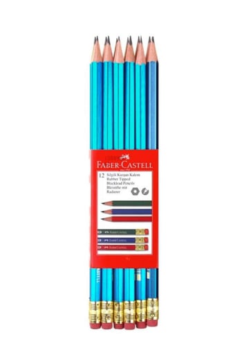 Faber 2120 Silgili Kurşun Kalem 12 Li Paket (5244212000)