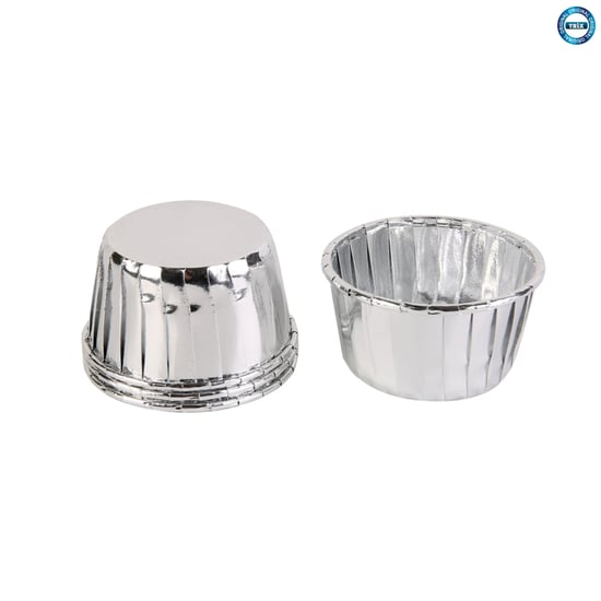 13 Cm Kek Kalıbı Metalize 25 Li Gümüş