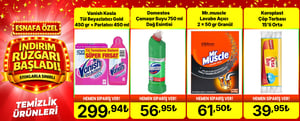 Temizlik Ürünlerinde Dev Fırsatlar! kampanya resmi