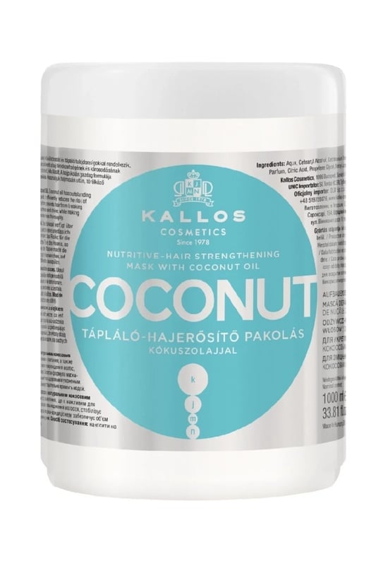 Kallos Cosmetics Coconut Güçlendirici ve Besleyici Saç Bakım Maskesi 1000ml