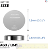 10 Adet Ag3 Lr41 Lr736 / L736 / G3 / G3a / 3ga / 192 / Gp192 / V3ga / Rw87 1.5v Poundmax Piller