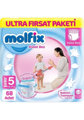 Molfix 5 Numara Junior 68'li Külot Bez