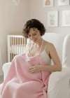 Muslin Emzirme Örtüsü 100x70 Cm Pembe