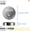 10 X Poundmax Ag10, Lr54,1,5v Alkalin Düğme Pil
