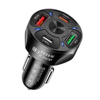 C-776 3x Usb-c & 1x Usb A Fast Araç Şarjı