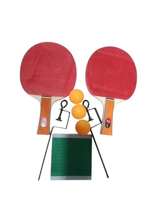 Raket Pinpon Toplu Demirli Fileli Ahşap