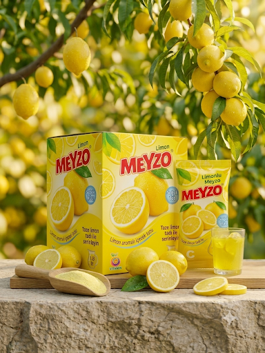 Meyzo 24'lü Limon Aromalı Nazo Toz İçecek