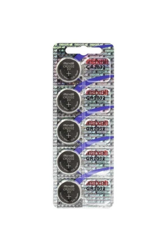 Cr2032 3v Lityum Hologramlı Kartela Düğme Pil 5'li