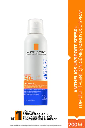 La Roche Posay Anthelios Uvsport Spf50+ Ultra Güçlü Güneş Koruyucu Spray 200 Ml