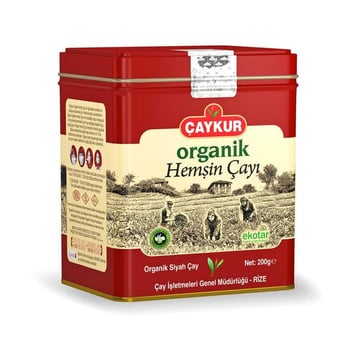Çaykur Organik Hemşin Hediyelik Teneke Kutu 200 gr