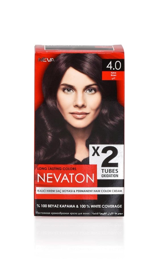 Nevaton 2 Li Saç Boyası 4.0 Kahve