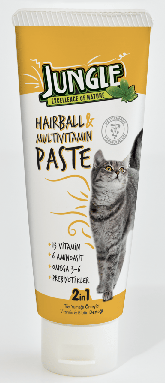 Jungle Kedi Macunu ( Tüy Yumağı Önleyici ve Multivitamin ) 75 Ml Jnge-001