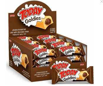 Elvan Today Çikolata Kremalı 40 Gr 24 Adet Kek