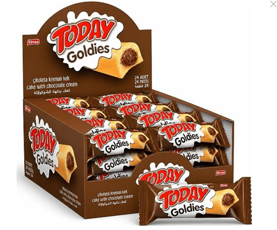 Elvan Today Çikolata Kremalı 40 Gr 24 Adet Kek