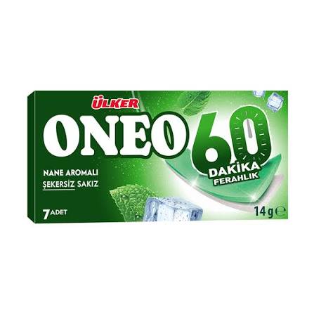 Oneo Slıms 60 Dk Yeş Nane Ar Sak 14gr*27*6
