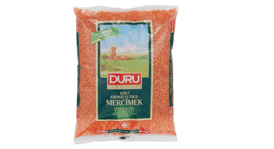 Duru 1kg Kırmızı Mercımek Futbol