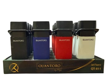 Quantoro Metal Gövdeli Jet Çakmak Qt811*20