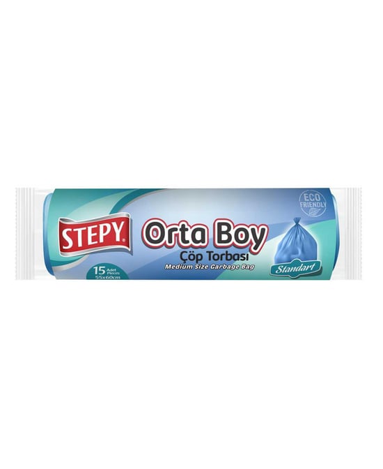 Stepy Çöp Torbası 15'li Orta
