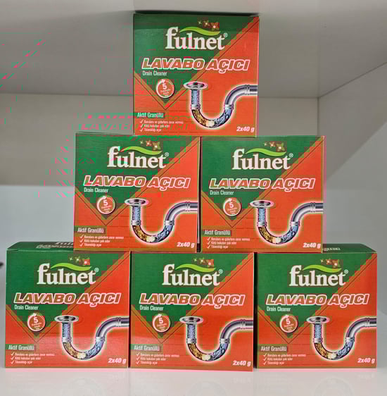 Fulnet Lavabo Açıcı Akti̇f Granül 2*40 gr