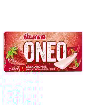 Ülker Oneo Sakız 14 g X 27'li Paket X 6'lı Koli Çilek Aromalı